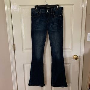 DONATING 12/5 Express Slim Flare Mid-Rise Jeans